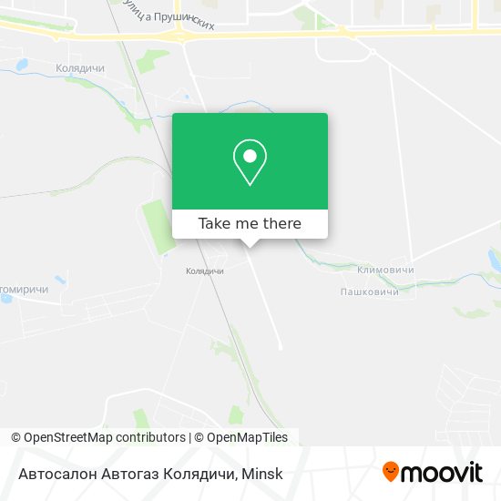 Автосалон Автогаз Колядичи map