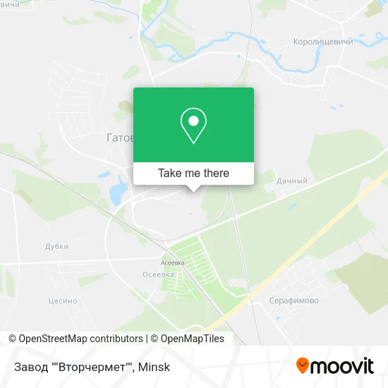 Завод ""Вторчермет"" map