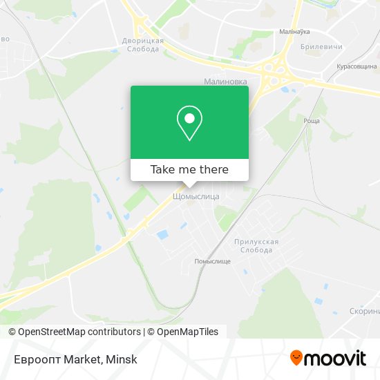 Евроопт Market map