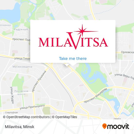 Milavitsa map