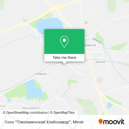 Сооо ""Смолевичский Хлебозавод"" map