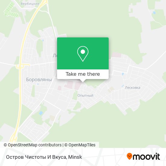 Остров Чистоты И Вкуса map