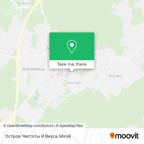 Остров Чистоты И Вкуса map