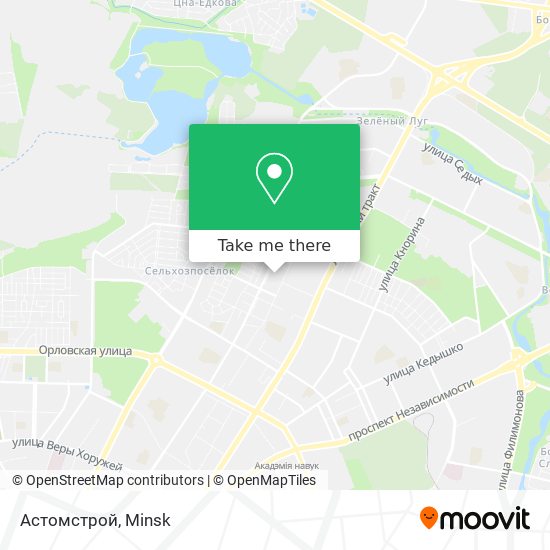 Астомстрой map