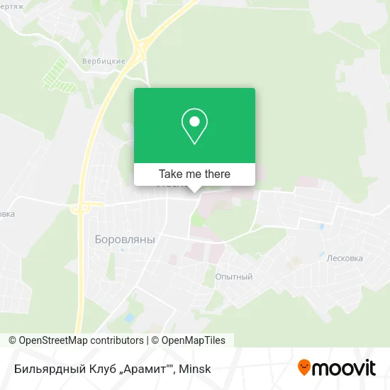 Бильярдный Клуб „Арамит"" map
