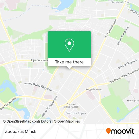 Zoobazar map