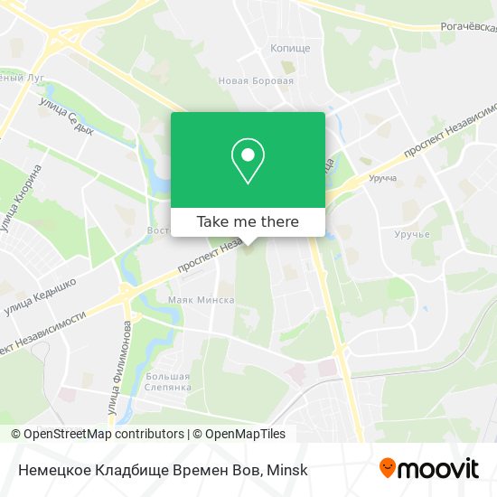 Немецкое Кладбище Времен Вов map