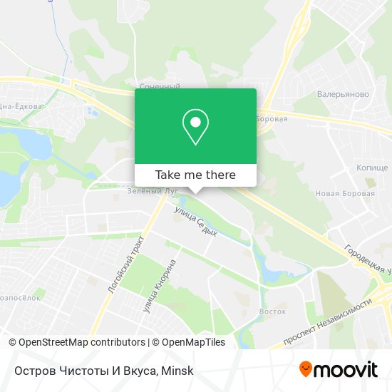 Остров Чистоты И Вкуса map