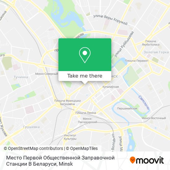 Место Первой Общественной Заправочной Станции В Беларуси map