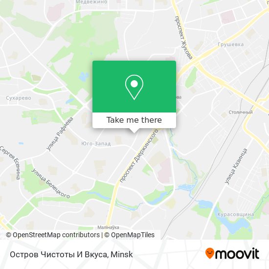 Остров Чистоты И Вкуса map