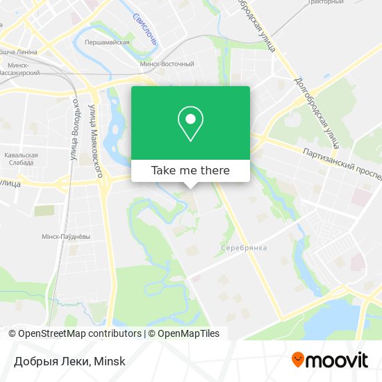 Добрыя Леки map