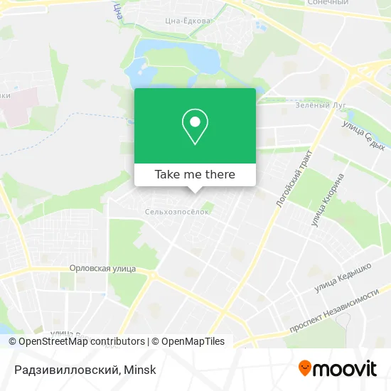 Радзивилловский map