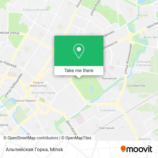 Альпийская Горка map