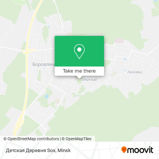 Детская Деревня Sos map