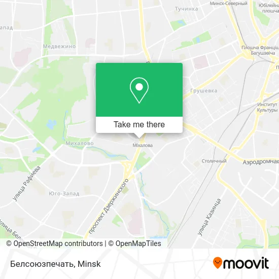 Белсоюзпечать map