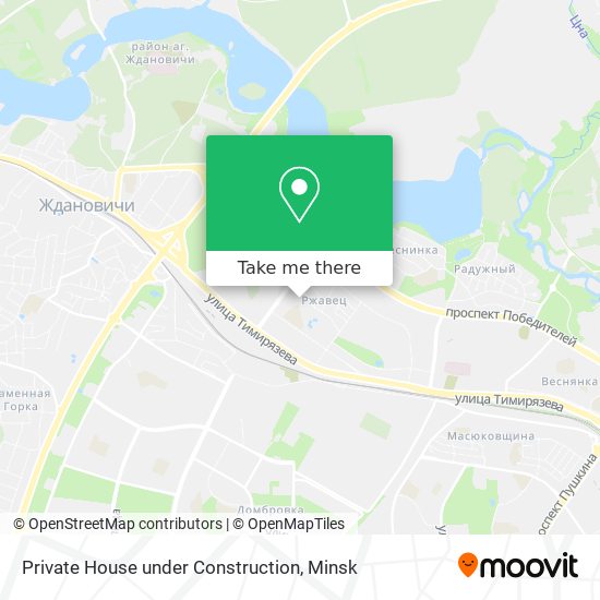 Private House under Construction map