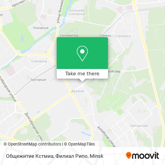 Общежитие Кстмиа, Филиал Рипо map