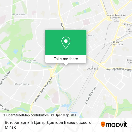 Ветеринарный Центр Доктора Базылевского map