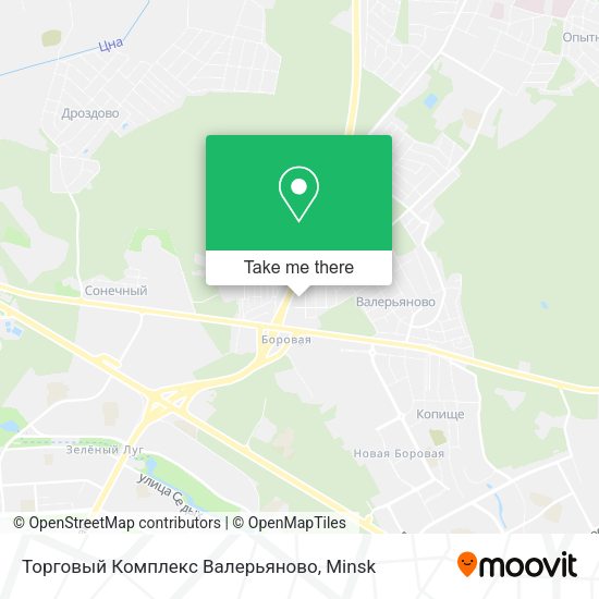 Торговый Комплекс Валерьяново map