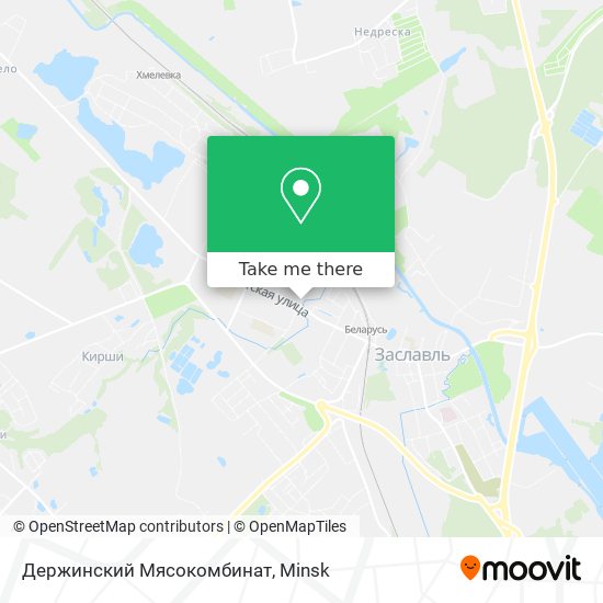 Держинский Мясокомбинат map