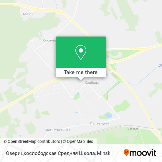Озерицкослободская Средняя Школа map