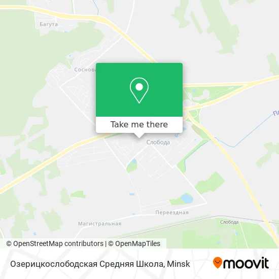 Озерицкослободская Средняя Школа map