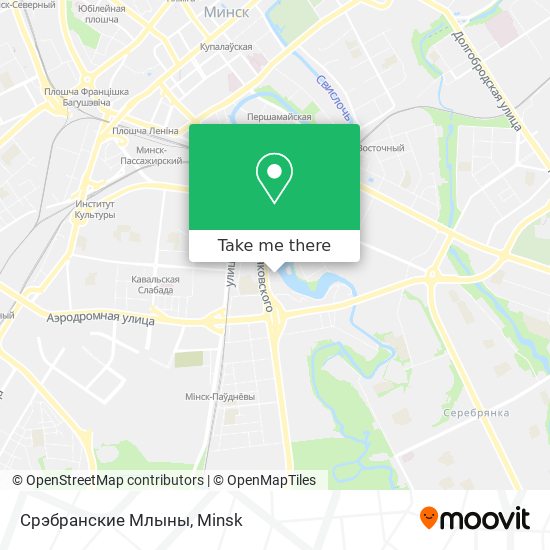 Срэбранские Млыны map