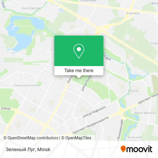 Зеленый Луг map