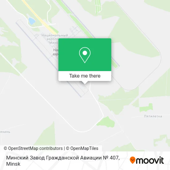 Минский Завод Гражданской Авиации № 407 map