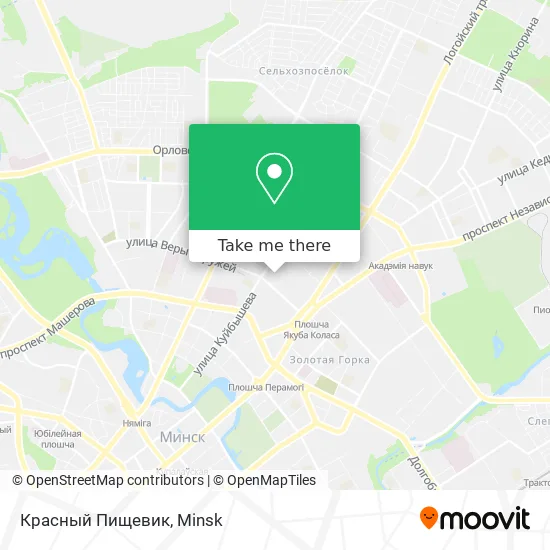 Красный Пищевик map