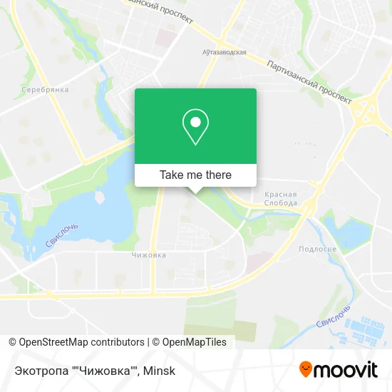 Экотропа ""Чижовка"" map