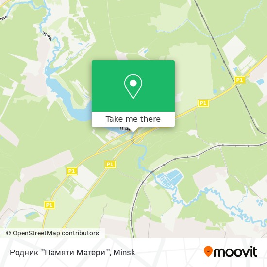 Родник ""Памяти Матери"" map