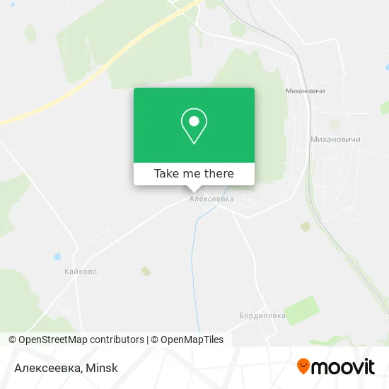 Алексеевка map