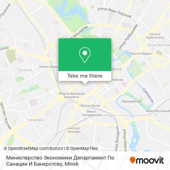 Министерство Экономики Департамент По Санации И Банкротсву map