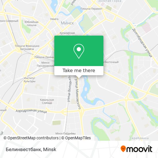 Белинвестбанк map