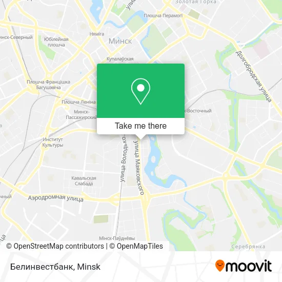 Белинвестбанк map