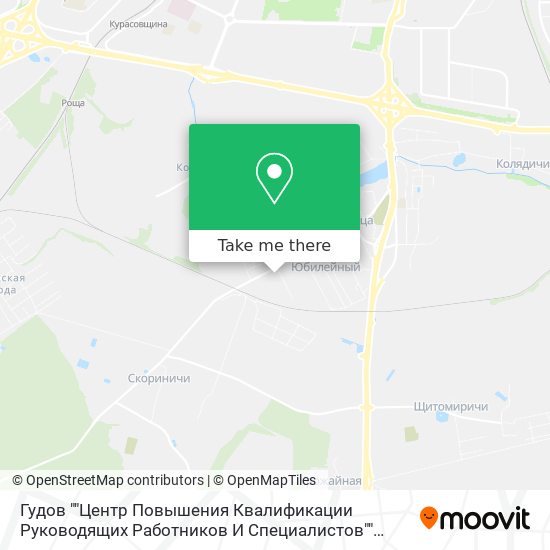 Гудов ""Центр Повышения Квалификации Руководящих Работников И Специалистов"" Минсельхозпрода Рб map