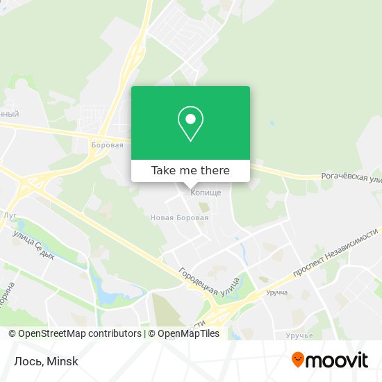 Лось map