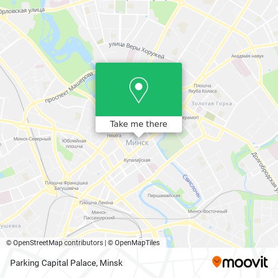 Parking Capital Palace map
