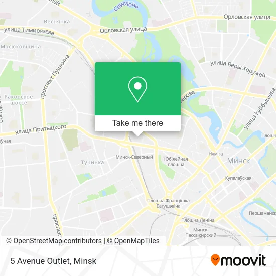 5 Avenue Outlet map