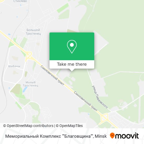 Мемориальный Комплекс ""Благовщина"" map