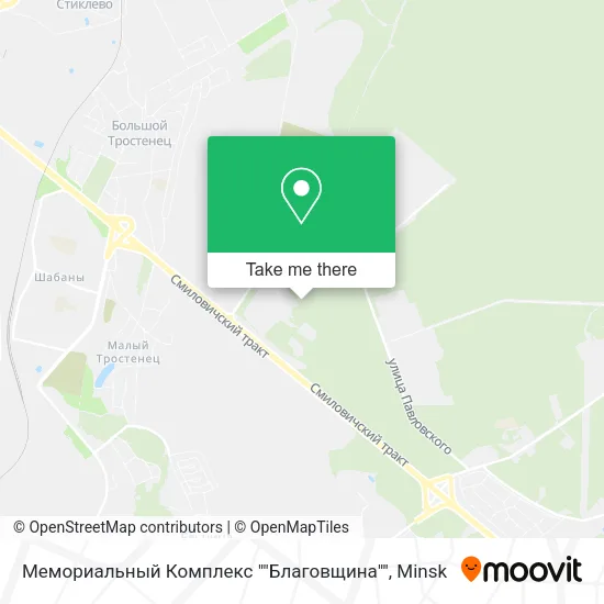 Мемориальный Комплекс ""Благовщина"" map