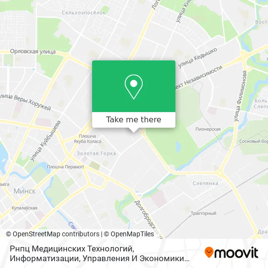 Рнпц Медицинских Технологий, Информатизации, Управления И Экономики Здравоохранения map