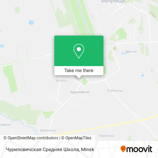 Чуриловичская Средняя Школа map
