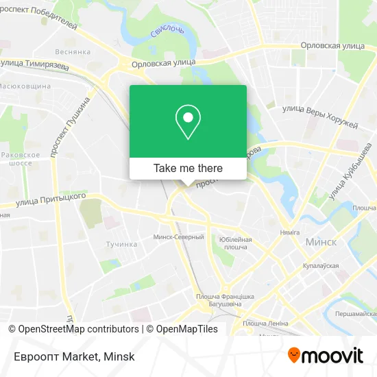 Евроопт Market map