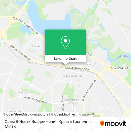 Храм В Честь Воздвижения Креста Господня map