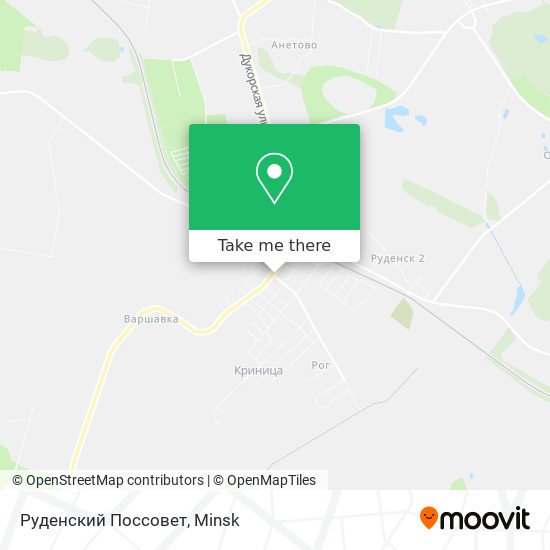 Руденский Поссовет map