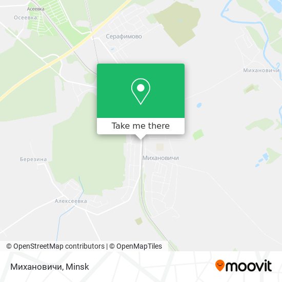 Михановичи map