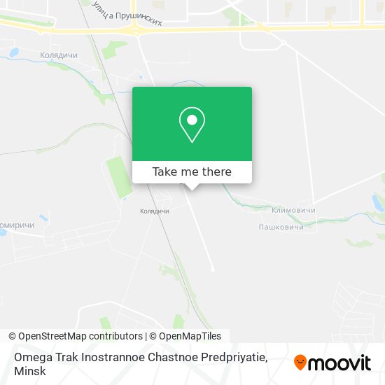 Omega Trak Inostrannoe Chastnoe Predpriyatie map