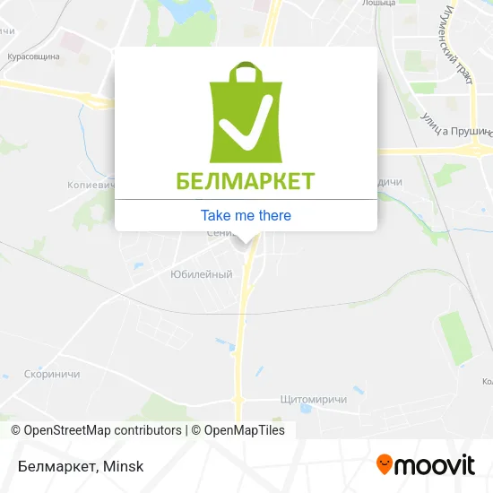 Белмаркет map